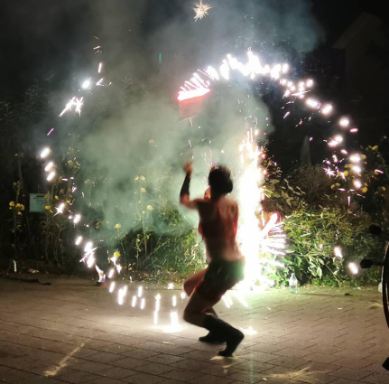 Hula Hoop - Feuershow — photo 2