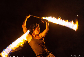Hula Hoop - Feuershow